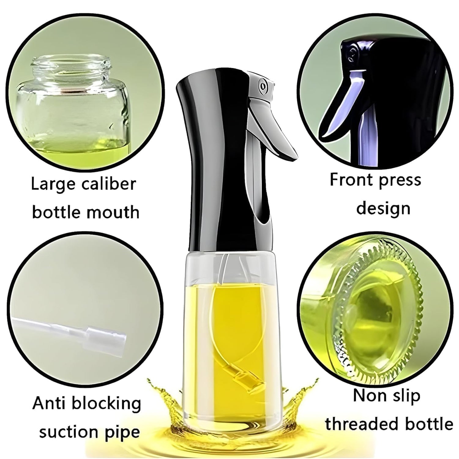 Glass Oil Dispenser Bottle Spray